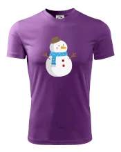 Snehuliak so šálom