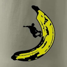 Skateboardista na banánu