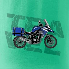 Cestovná enduro modrá