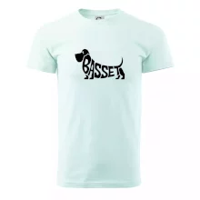 Basset nápis v tele