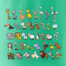 Tričko plné zvieratiek