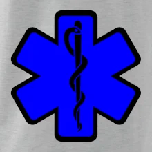 Rescue - Hviezda na prsníku + nápis na chrbte