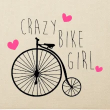 Crazy bike girl Crazy bike girl