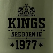 Kings are born in 1977 Kings are born in 1977