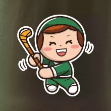 Ikona pozemný hokej holka