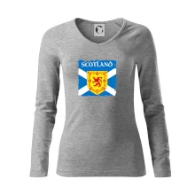 Škótska vlajka s erbom leva Škótska vlajka s erbom leva