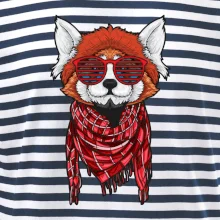 Červená panda hipster Červená panda hipster