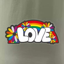 Love s dúhou v pozadí