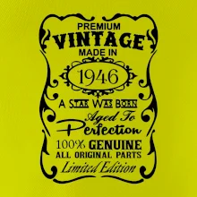 Vintage Etiketa - 1946