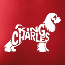 Kavalier king Charles španiel nápis v tele