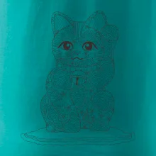 Mačka mávajúca mandala