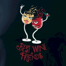 Best wine friends dancing (Pecka design)