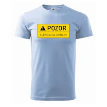 Pozor alergia na debilov Pozor alergia na debilov