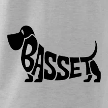 Basset nápis v tele