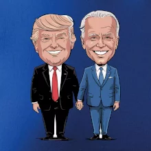 Trump a Biden - veľký kamaráti