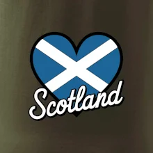 Scotland Srdce s vlajkou
