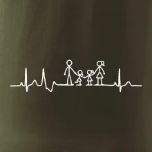 EKG rodina a dve dievčatá