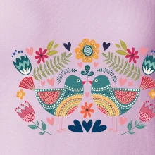 Folklór - dva farebné vtáčiky