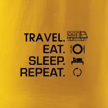 Eat sleep travel - Van