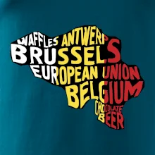 Mapy - názvy miest - Belgicko