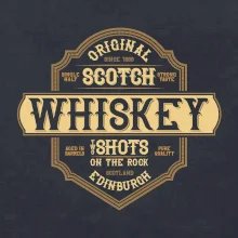Original whiskey etiket