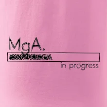 In progress titul MgA. magister / magistra umenia