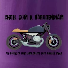 Chcel som motorku - narodeniny