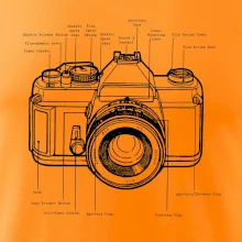 Nákres starý fotoaparát