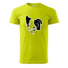 Border kólia obrys hlavy