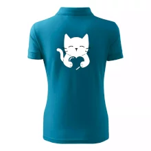 Mačka drží srdce Mačka drží srdce