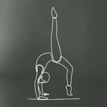 Gymnastika na rukách jedným ťahom