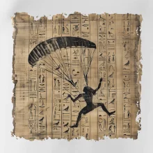 Egyptské hieroglyfy paraglide