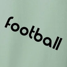 FOOTBALL nápis šikmo