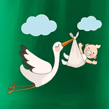 Bocian čakáme bábätko - neutrálne