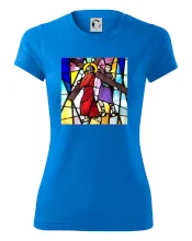 Vitráž - Ježiš a kríž