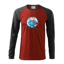 Otec superman - chlapec a chlapec Otec superman - chlapec a chlapec
