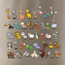 Tričko plné zvieratiek