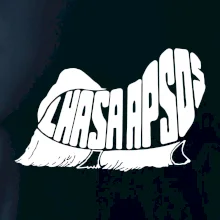 Lhasa Apso nápis v tele Lhasa Apso nápis v tele