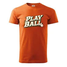 Play ball retro sportovní nápis