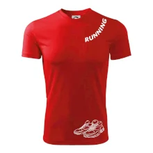 Running nápis šikmo