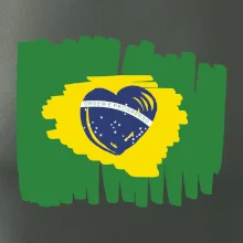 Brazília vlajka srdca