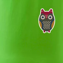 Folklór na prsníku sova