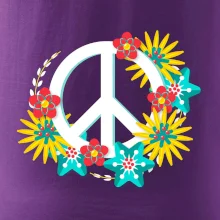 Peace symbol abstraktný