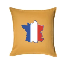 Francúzska vlajka mapa obrys