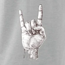 Rocková ruka kreslená Rocková ruka kreslená