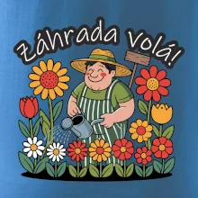 Záhrada volá - záhradník a slnečnice