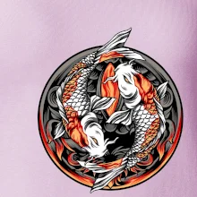 Yin & Yang Koi kapor - oranžový