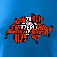 Mapy - názvy miest - Švajčiarsko