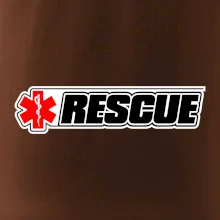 Záchranár rescue kríž červený