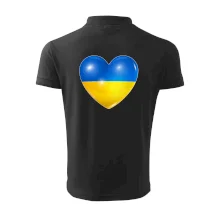 Ukrajina srdce vlajka Ukrajina srdce vlajka